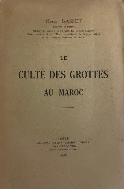 Le culte des grottes au Maroc