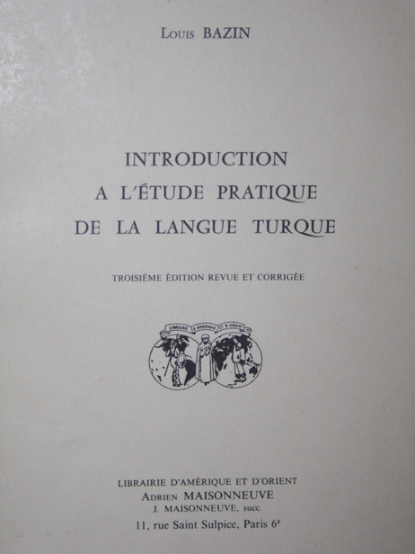 Introduction à l'étude pratique de la langue turque