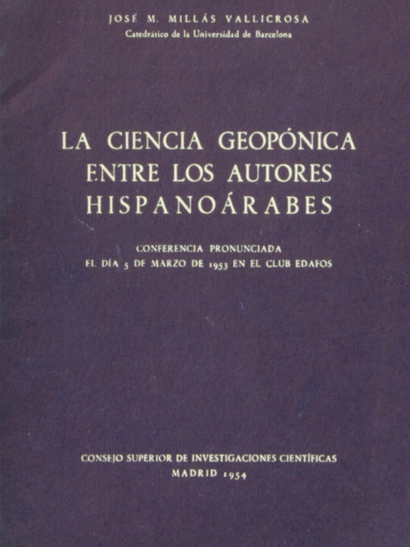La ciencia geoponica entre los autores Hispanoarabes