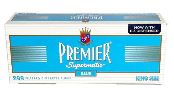 Cigarette Tubes Premier Light Blue King Size