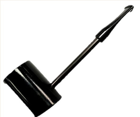 Compass Pipe Black Smooth