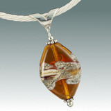 Amber Swirl Pendant