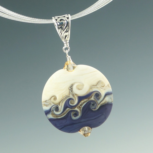 Swirled Orb Pendant Matte