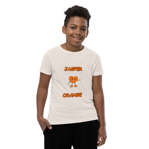 Youth Short Sleeve Jasper Orange T-Shirt