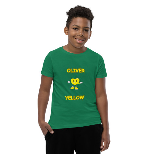 Youth Short Sleeve Oliver Yellow T-Shirt