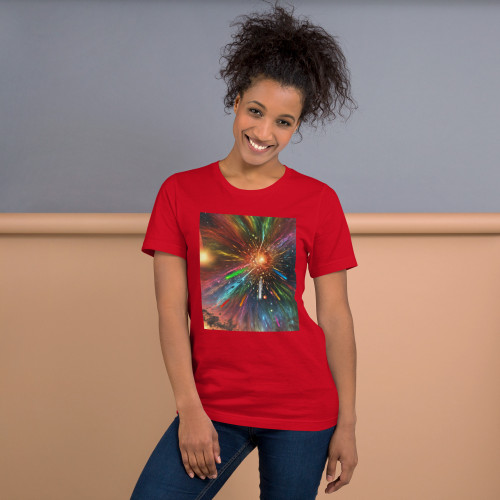 Women's Little Heart Universe t-shirt