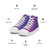 Purple Haze Men’s high top canvas shoes