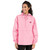 Women's Pink Heart Symbol Embroidered Champion Jacket