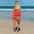 Red Heart One-Piece Swimsuit