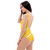 Yellow Heart One-Piece Swimsuit