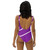 Purple Heart One-Piece Swimsuit