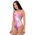 Pink Bubble One-Piece Swimsuit