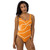 Orange Heart One-Piece Swimsuit