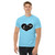 Men's Black Heart T-shirt (2XL-5XL)