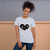 Women's Black Heart T-shirt (SX-L)