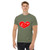 Men's Red Heart T-shirt (XL-5XL)