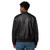 Men's Wenfeal Leather Bomber Jacket