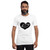 Men's Black Heart T-shirt (XS-L)