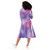 Purple Bubble long sleeve midi dress