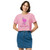 Women’s Pink Fight Back crop top