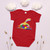 Little Hearts Rainbow Baby jersey bodysuit