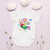 Little Heart Flowers Baby jersey bodysuit