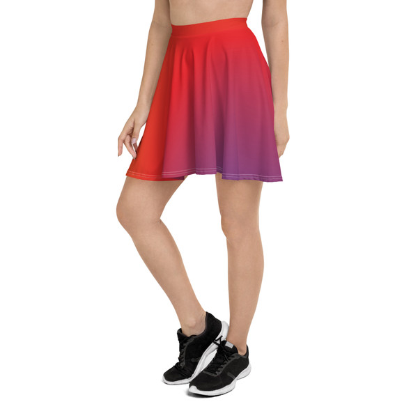 Fire Red Breezy Skirt