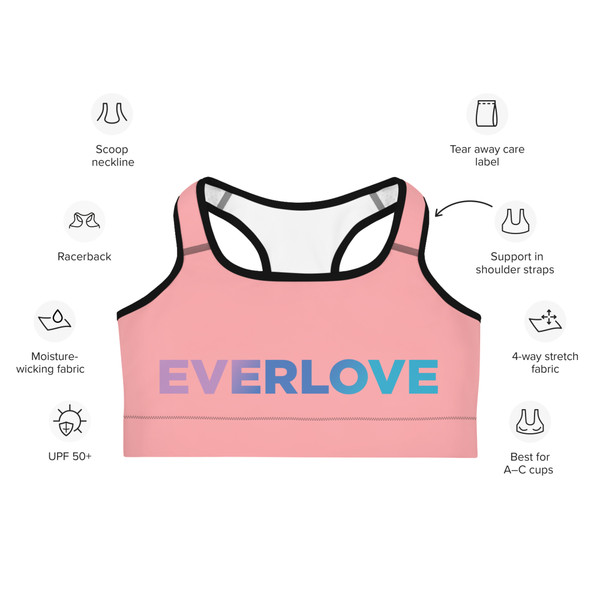 Everlove Pink Sports bra