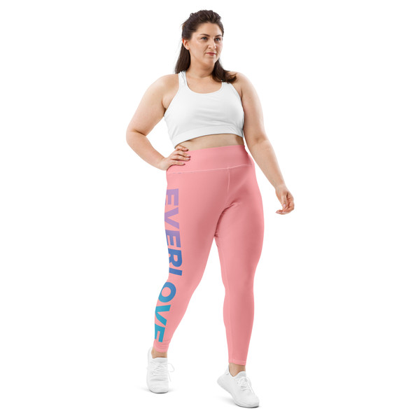 Everlove Pink Plus Size Leggings