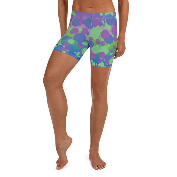 Ocean Dots Legging Shorts