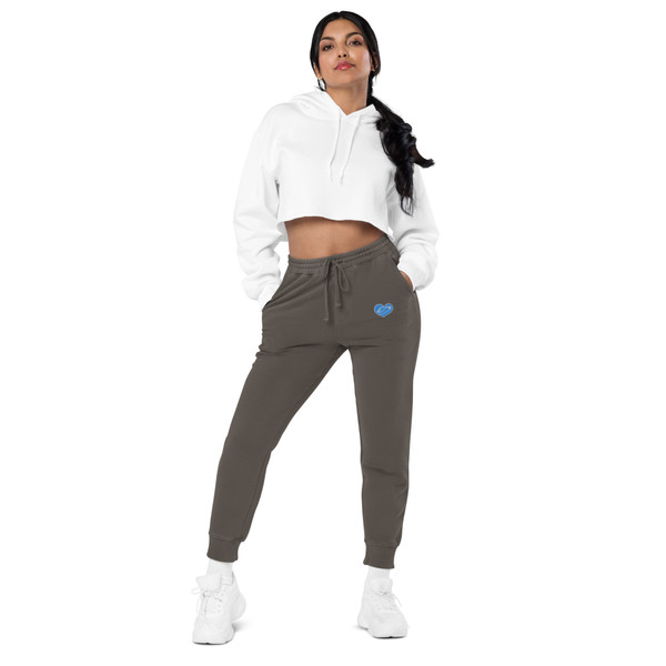 Blue Heart Symbol Women's sweatpants