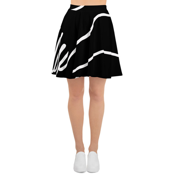 Black Heart Breezy Skirt