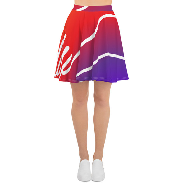 Fire Heart Breezy Skirt