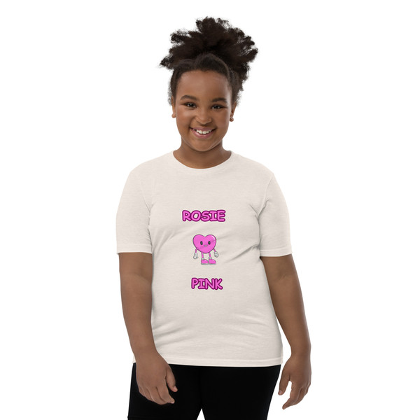 Youth Short Sleeve Rosie Pink T-Shirt