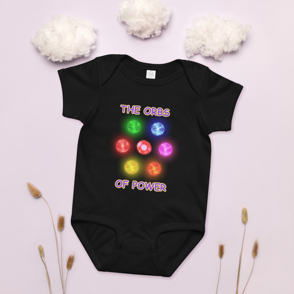The Orbs of Power Baby jersey bodysuit