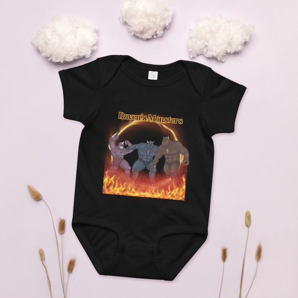 Monster Raven's Baby jersey bodysuit