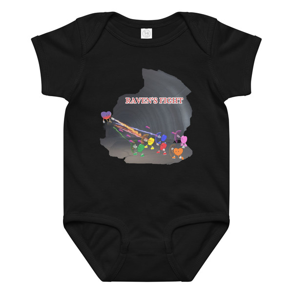Raven's Fight Baby jersey bodysuit