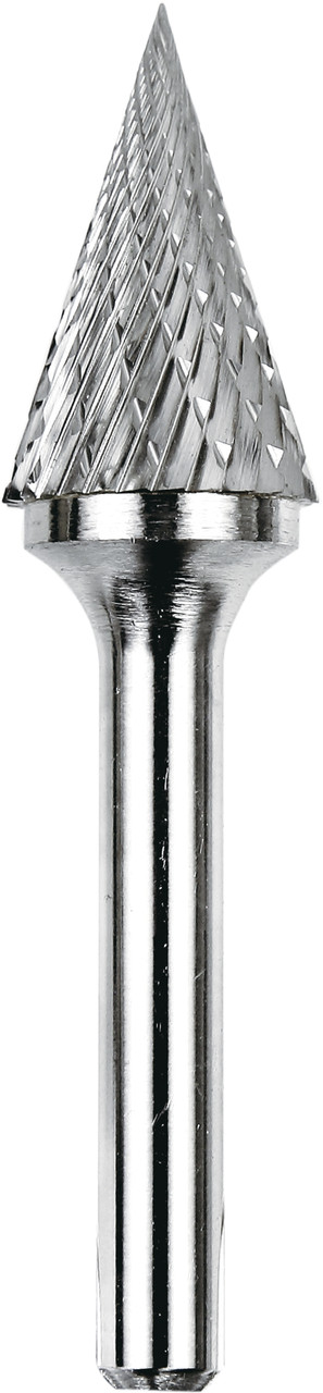 Carbide Bur (Double Cut) 31 degree Cone 1/4