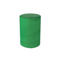 Rubber Abrasive Cone - Cylinder 1-1/2 X 1 - Green Medium S/C 1/Unit