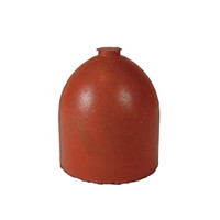 Rubber Abrasive Cone - Bullet 1 X 7/8 - Red Fine S/C 1/Unit