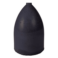 Rubber Abrasive Cone - Bullet 1-1/2 X 1 - Black Coarse S/C 1/Unit