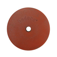 Rubber Abrasive Wheel 4 X 3/4 X 1/2 - Red Fine S/C 1/Unit