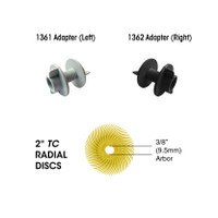 Sunburst 2" TC Discs Yellow 80 Grit Size (A/O) 12/Bx