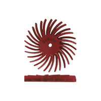 Sunburst 7/8'' TC Dual Discs Red 220 Grit Size (A/O) 12/Bx