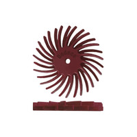 Sunburst 7/8'' TC Dual Discs Red 220 Grit Size (A/O) 12/Bx