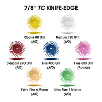 Sunburst 7/8'' TC Knife-Edge Blue 400 Grit Size (A/O) 12/Bx