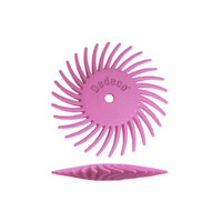 SUNBURST 7/8" TC Knife-Edge Discs - Pink (Fine) 600 Grit (Pumice) 48/Bx