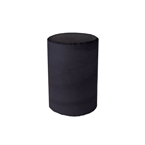 Rubber Abrasive Cone - Cylinder 1-1/2 X 1 - Black Coarse S/C 1/Unit