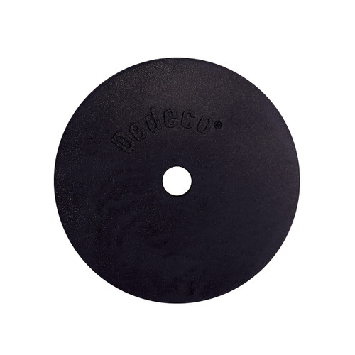 Rubber Abrasive Wheel 4 X 1/2 X 1/2 - Black Coarse S/C 1/Unit