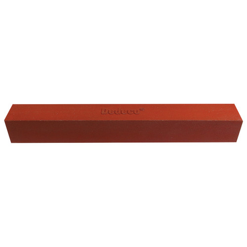 Rubber Abrasive Block/Stick 6 X 3/4 X 3/4 - Red Fine S/C 1/Unit